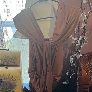 Fashion Nova Brown Blouse